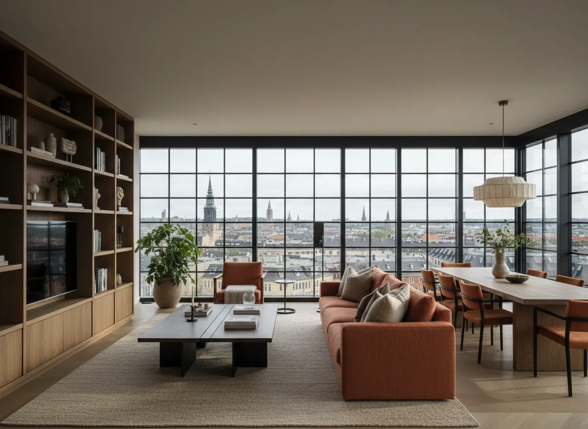Østerbro Penthouse interior